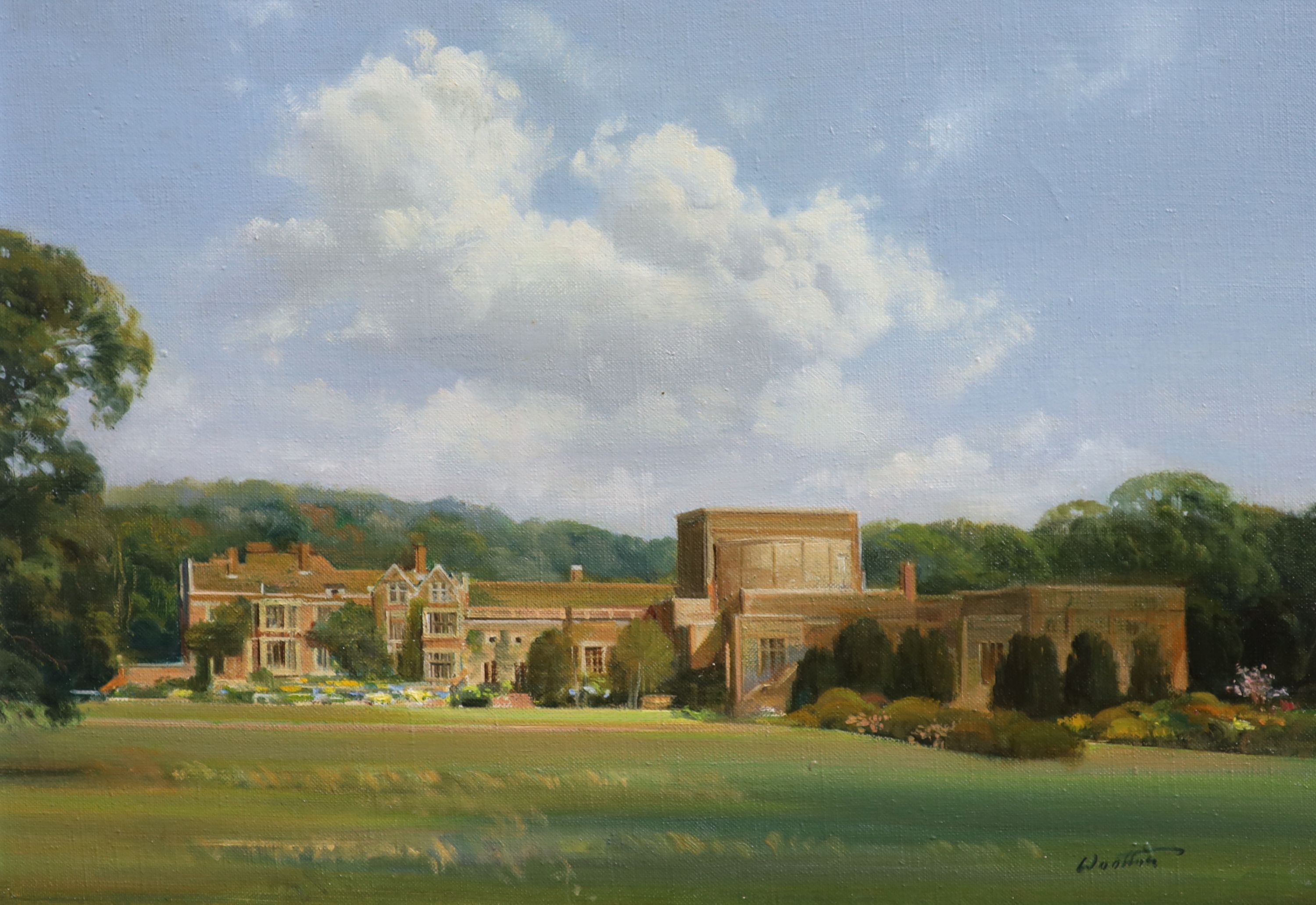 Frank Wootton (1914-1998), Glyndebourne, Oil on canvas, 28 x 40cm.